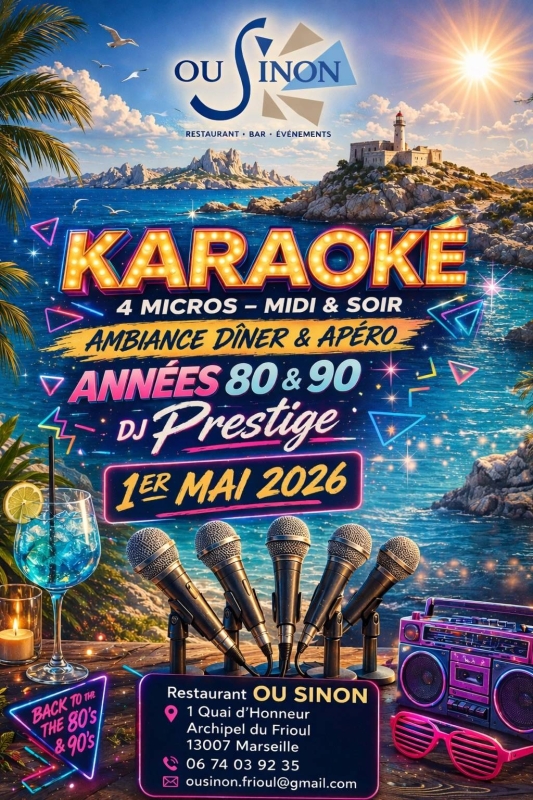 Ou Sinon - Restaurant Îles du Frioul Marseille - Restaurant Île Frioule - Restaurant Frioul - meilleur resto Marseille